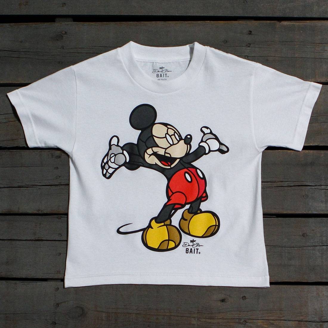 BAIT x David Flores Mickey Youth Tee (white)