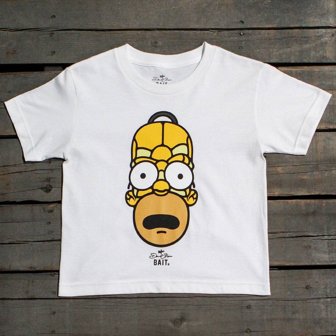 BAIT x David Flores Homer Simpson Youth Tee (white)