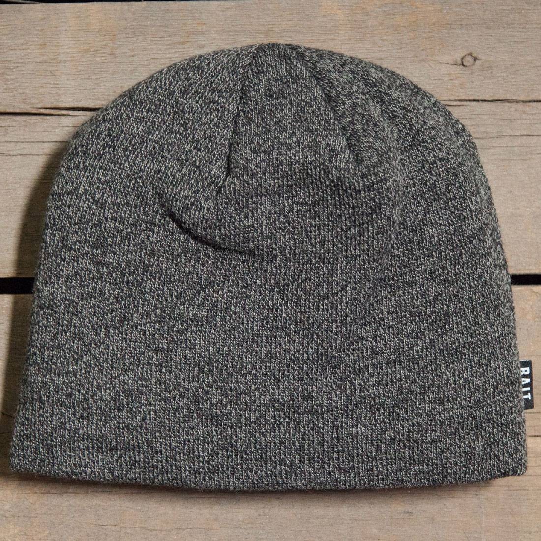 BAIT Basic Beanie (heather black / grey)