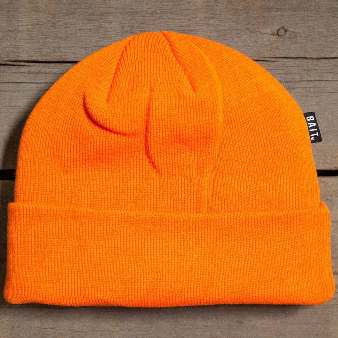 BAIT Folded Beanie (orange / safety orange)