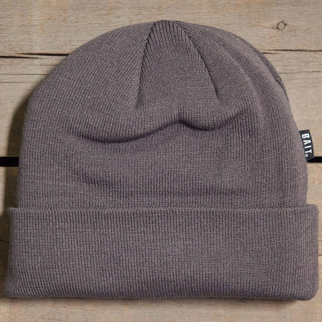 BAIT Folded Beanie (gray / excalibur grey)