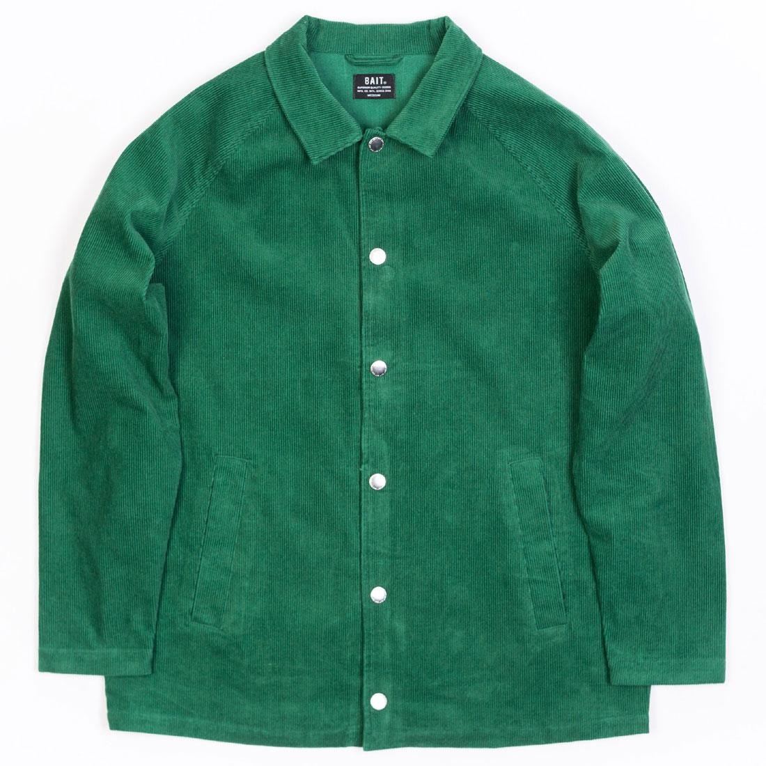BAIT Unisex Corduroy Coaches Jacket (green / kelly)