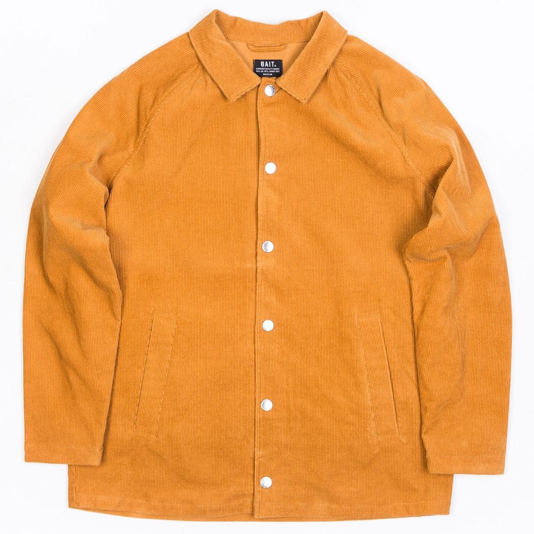 BAIT Unisex Corduroy Coaches Jacket (brown / camel)