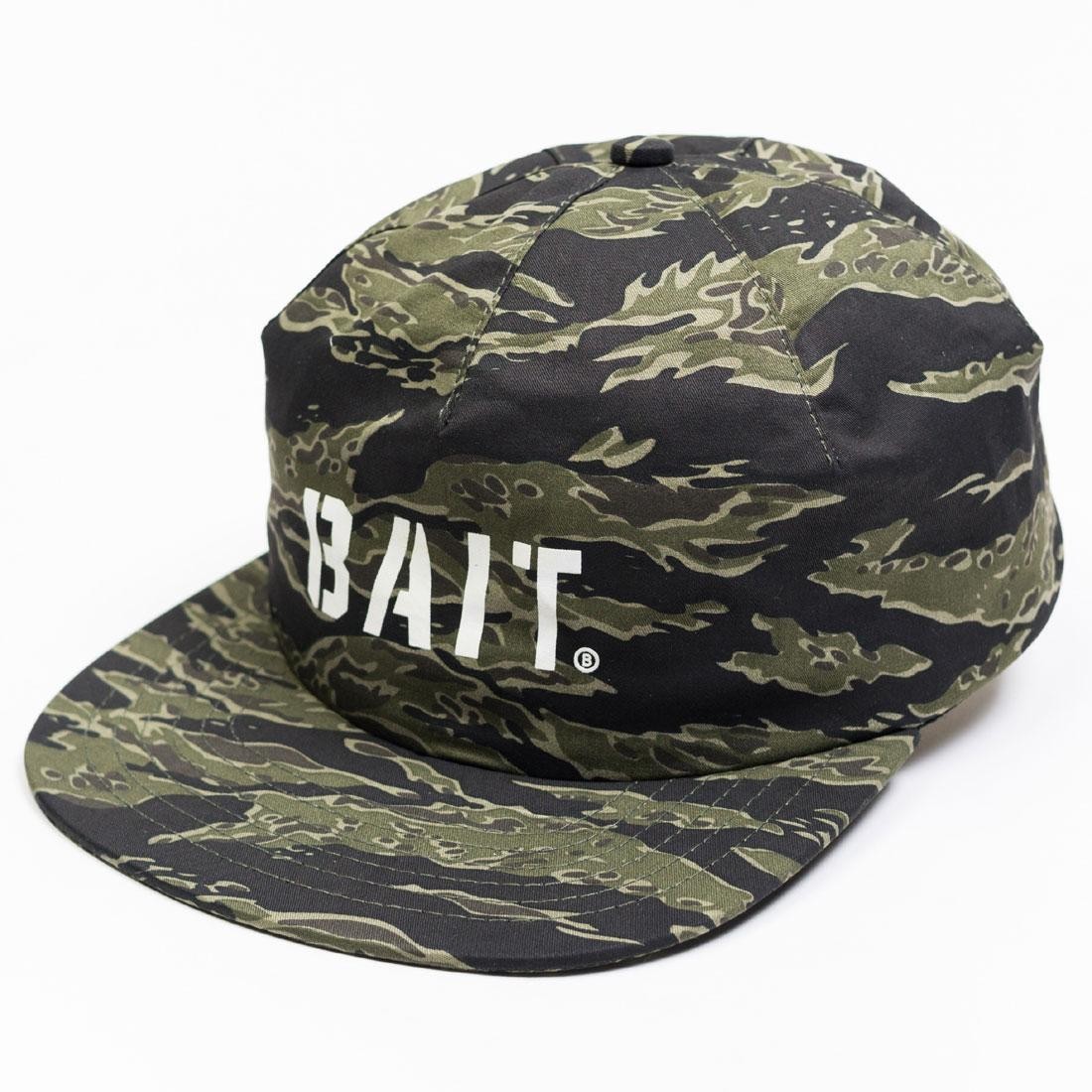 BAIT Tiger Camo Logo 1 Panel Hat (camo)
