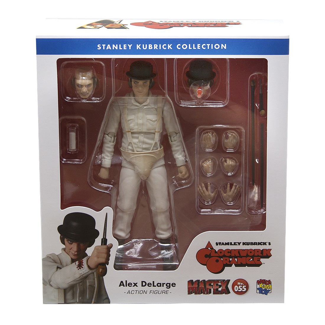 Medicom MAFEX A Clockwork Orange Alex DeLarge Figure (white)