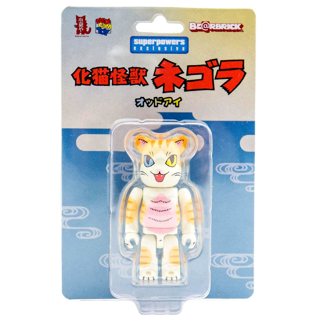 Medicom x Konatsu Negora Odd Eye 100% Bearbrick Figure (yellow)