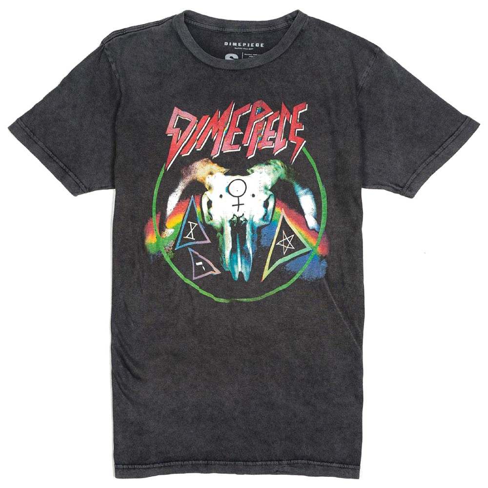 Dimepiece Women Slay Em Acid Wash Tee (black)