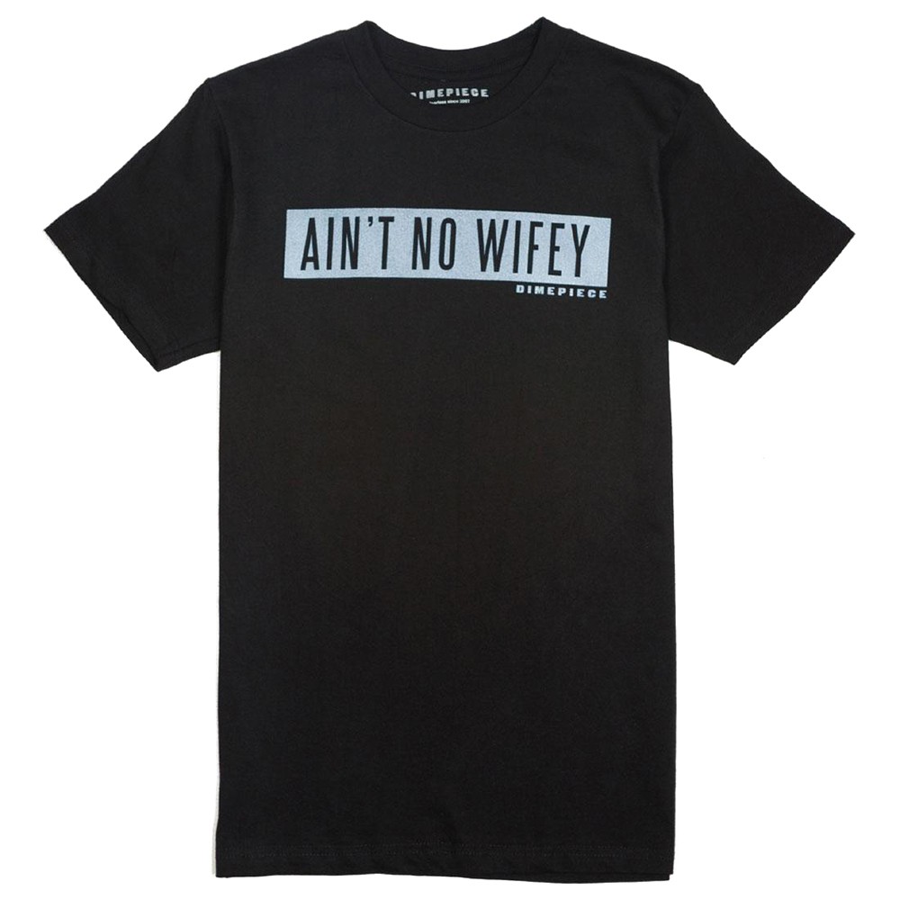 Dimepiece Women Aint No Wifey Acid Wash Tee (black)