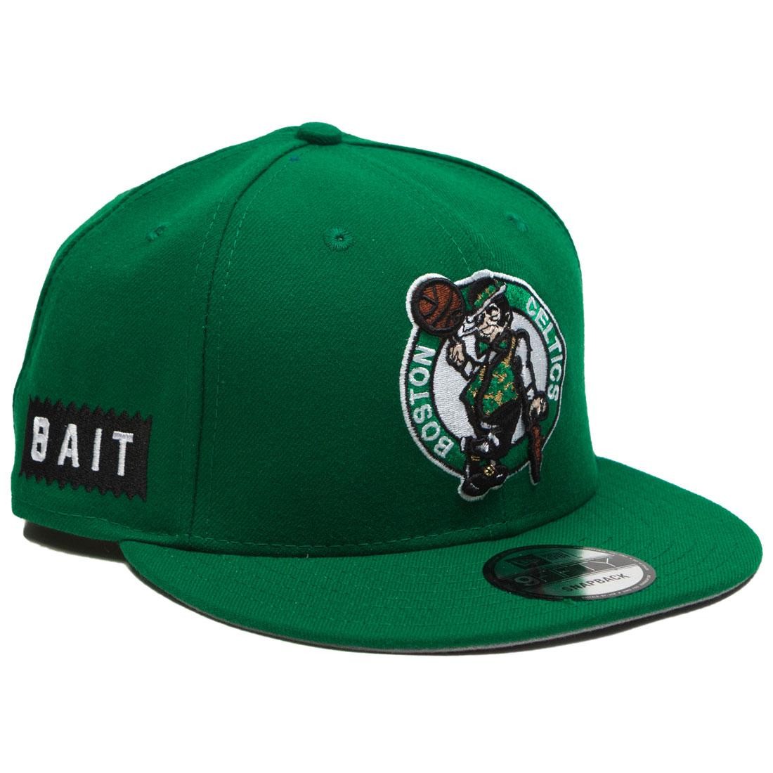BAIT x NBA X New Era 9Fifty Boston Celtics OTC Snapback Cap (green)