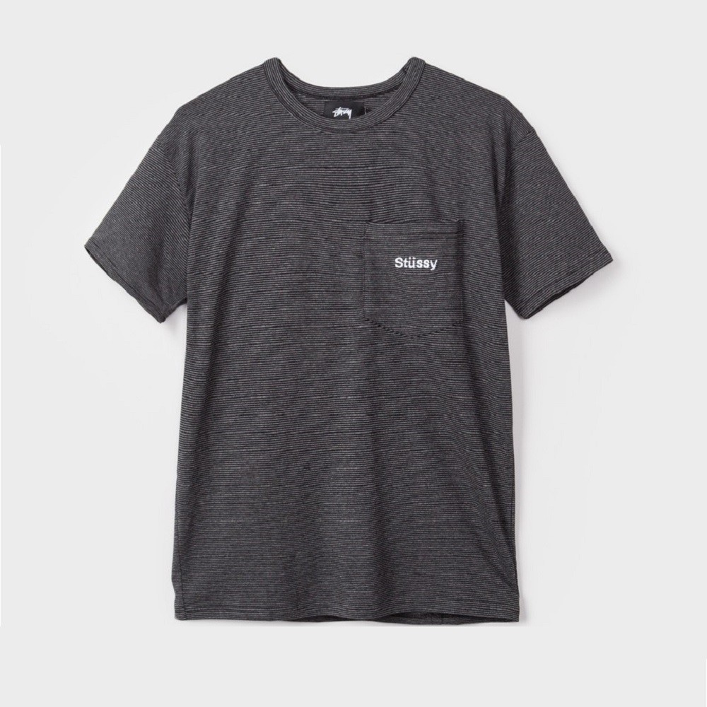 Stussy Women Sunset Stripe Tee (black)