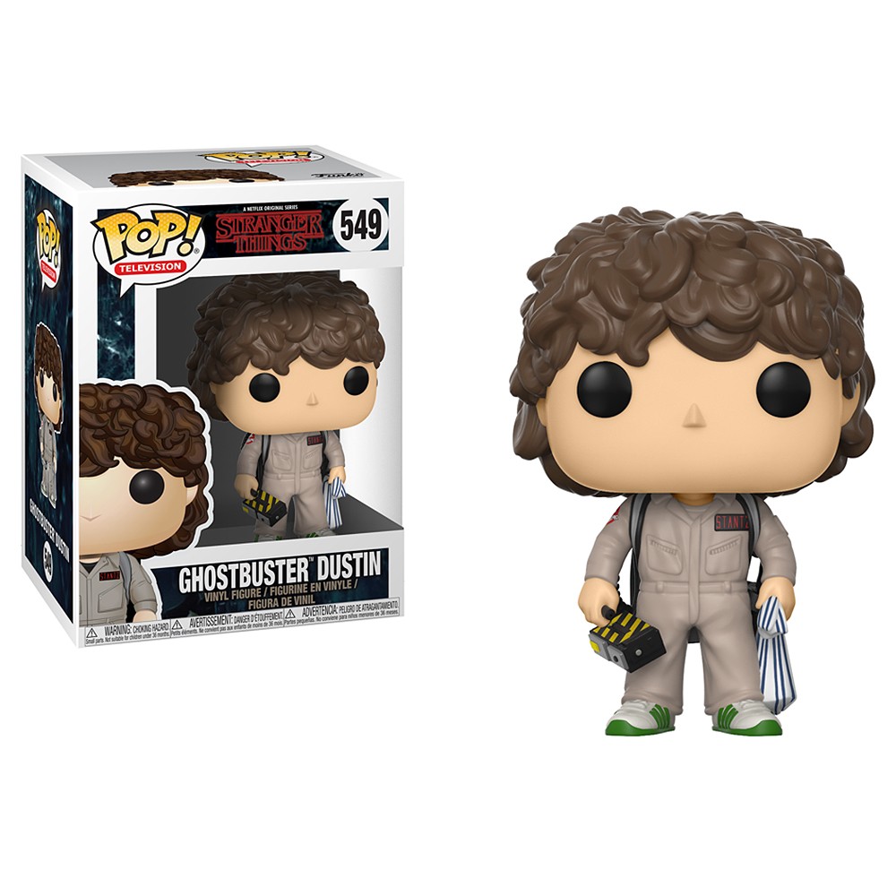 Funko POP Television Stranger Things S3 - Dustin Ghostbusters (tan)