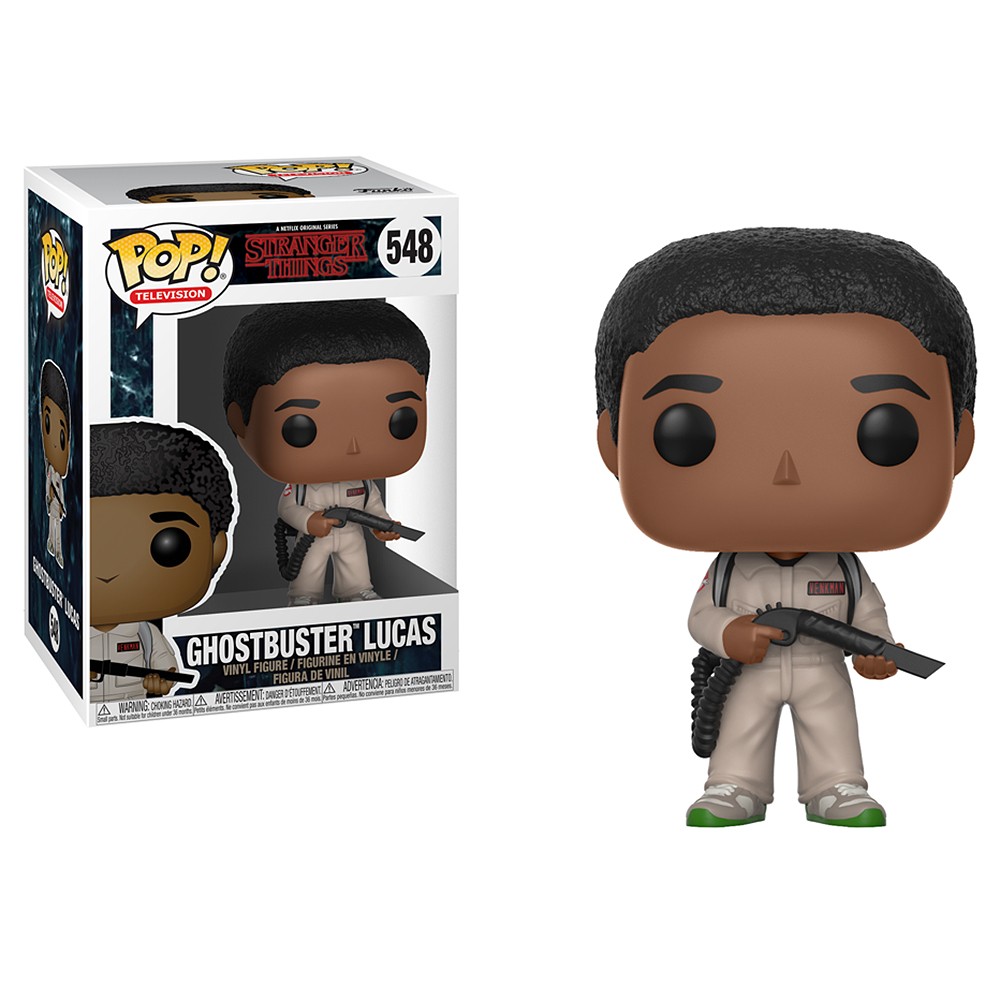 Funko POP Television Stranger Things S3 - Lucas Ghostbusters (tan)