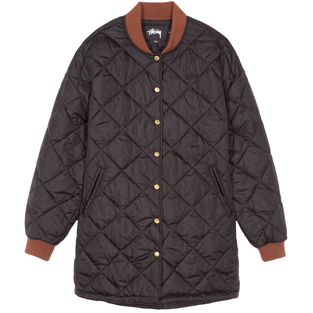 Stussy Women Barriers Quilted Jacket (black)