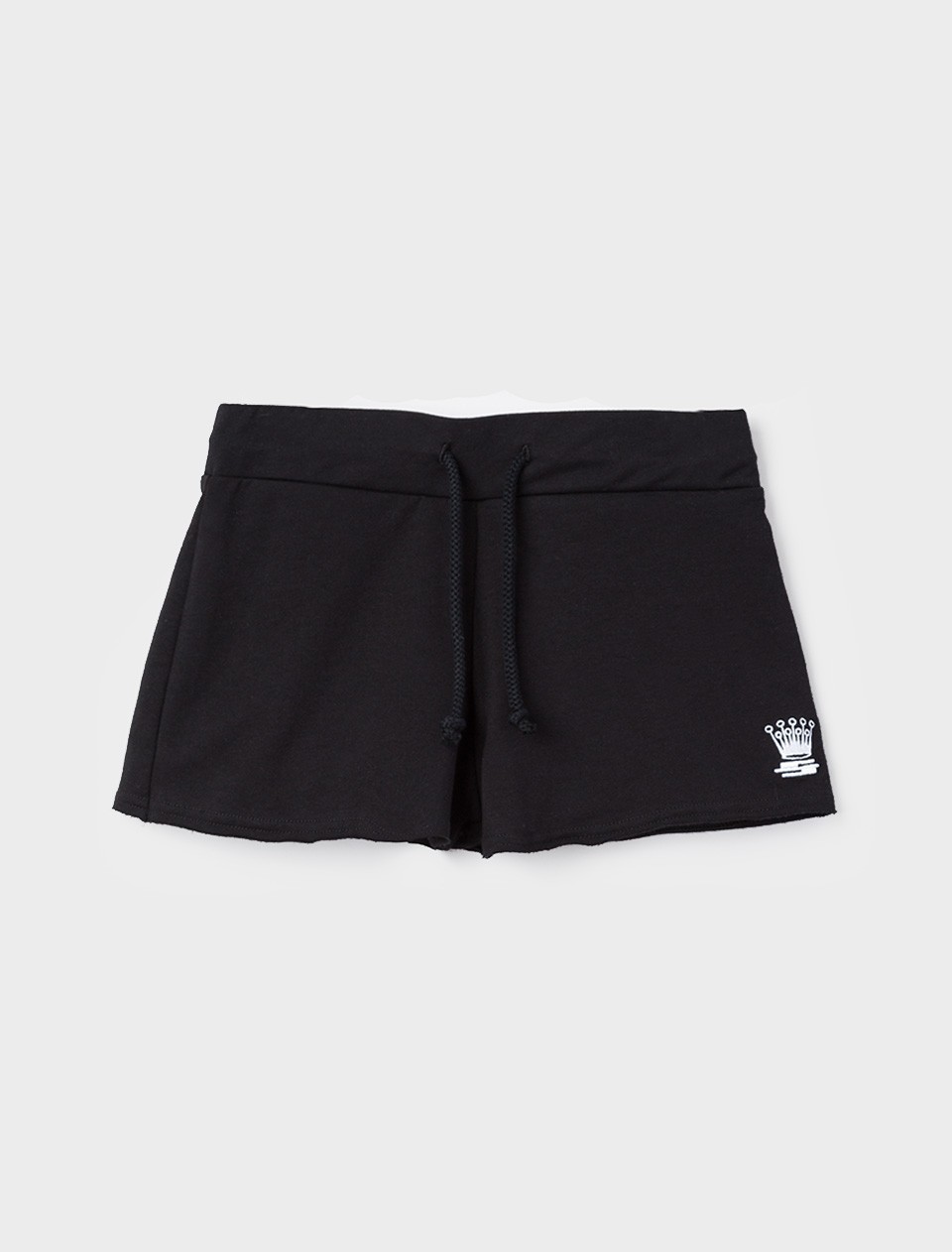 Stussy Women S Crown Embroidered Terry Shorts (black)
