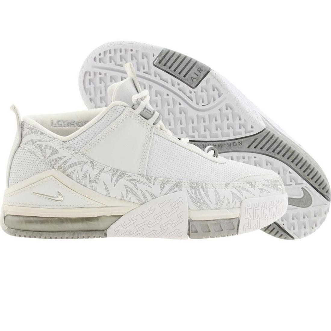 Nike Big Kids Zoom LeBron 2 Low (white / silver)