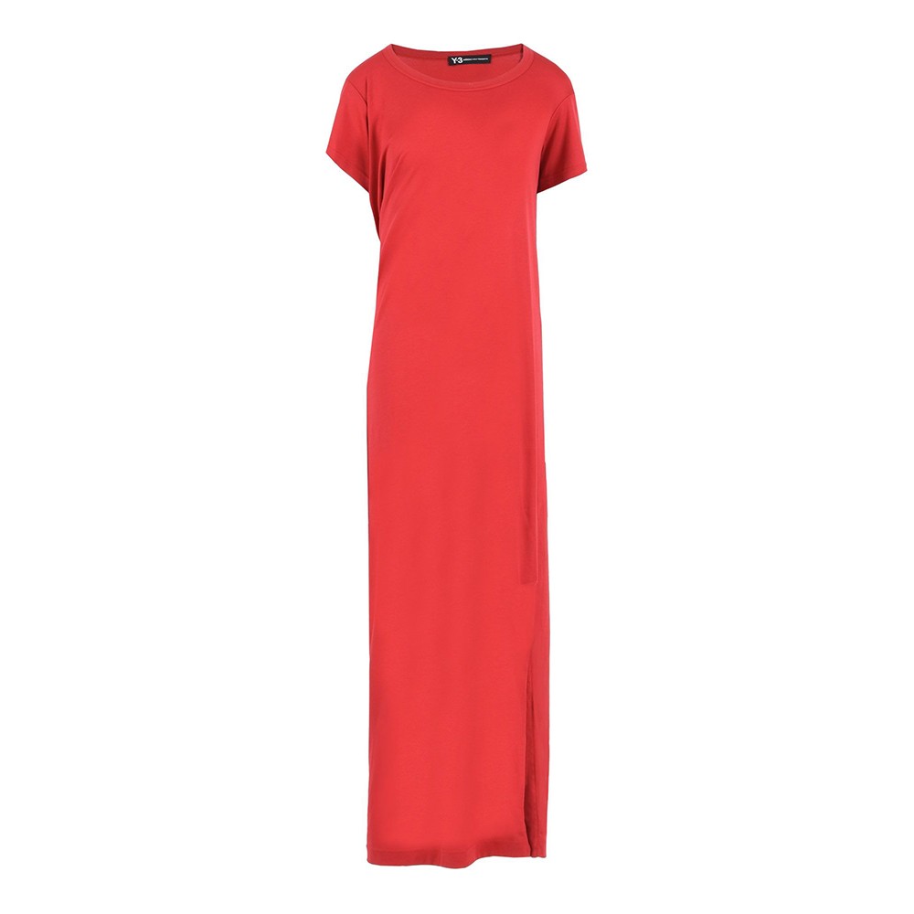 Adidas Y-3 Women Stripe Dress Int (red / chili pepper / undyed)