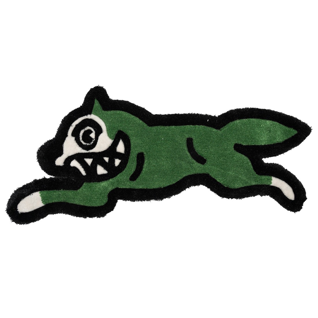 Ice Cream Running Dog Rug (green / leprechaun)