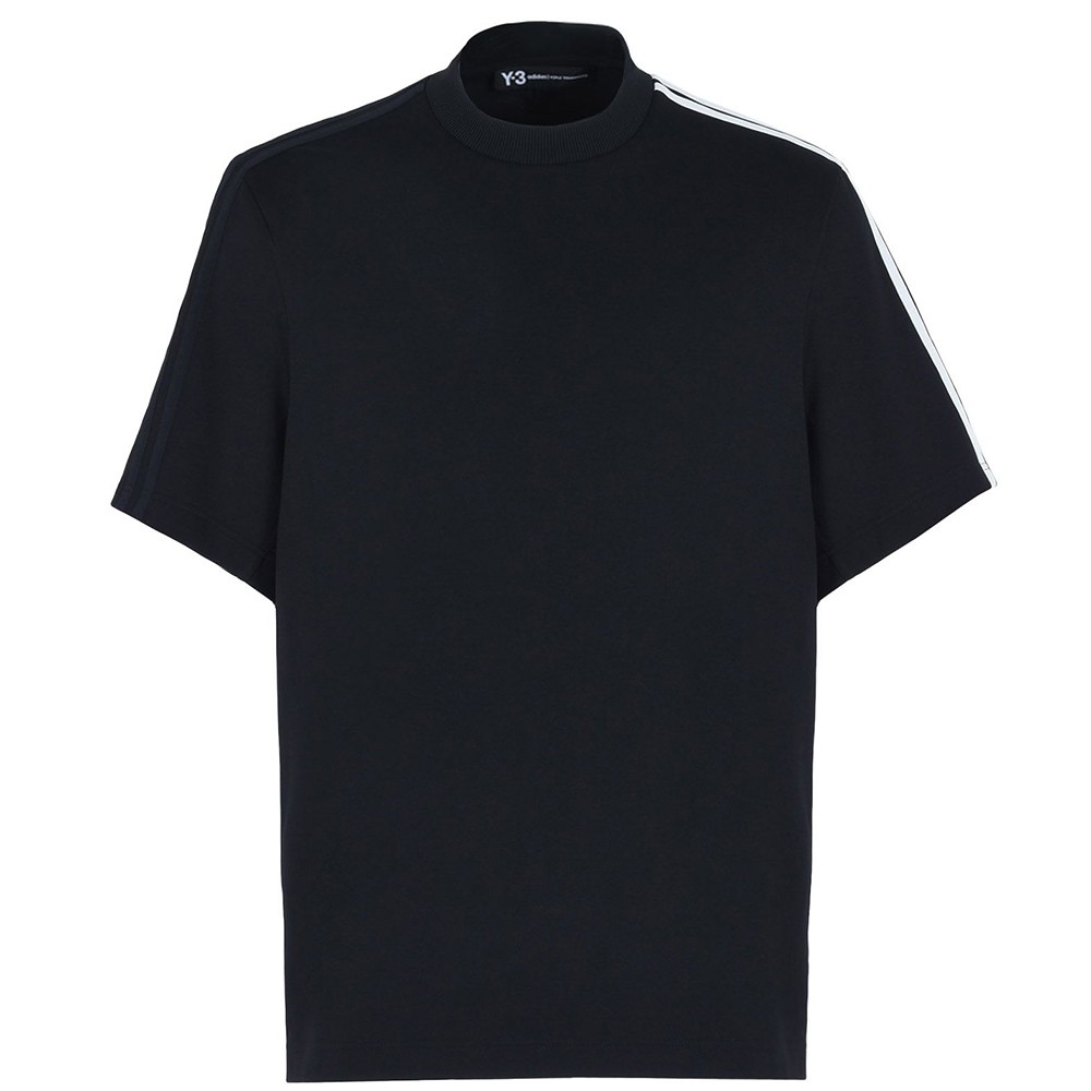 Adidas Y-3 Men 3-Stripes Tee (black / white)