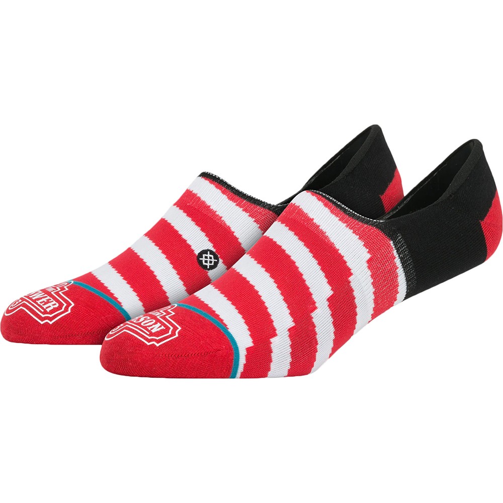 Stance x Allen Iverson Men Candystripe Invisible Socks (red)