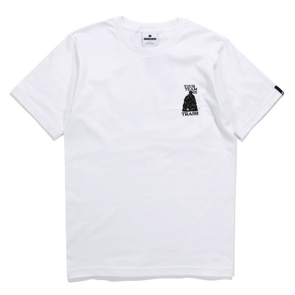 Undefeated Men Team Is Trash Tee (white)