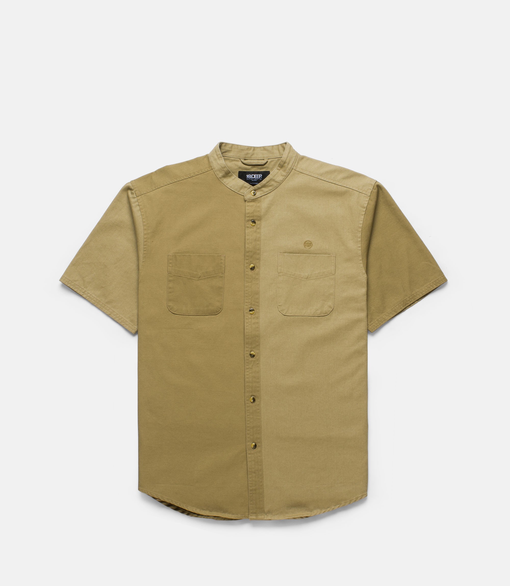 10 Deep Men Ying Yang Split Shirt (khaki)