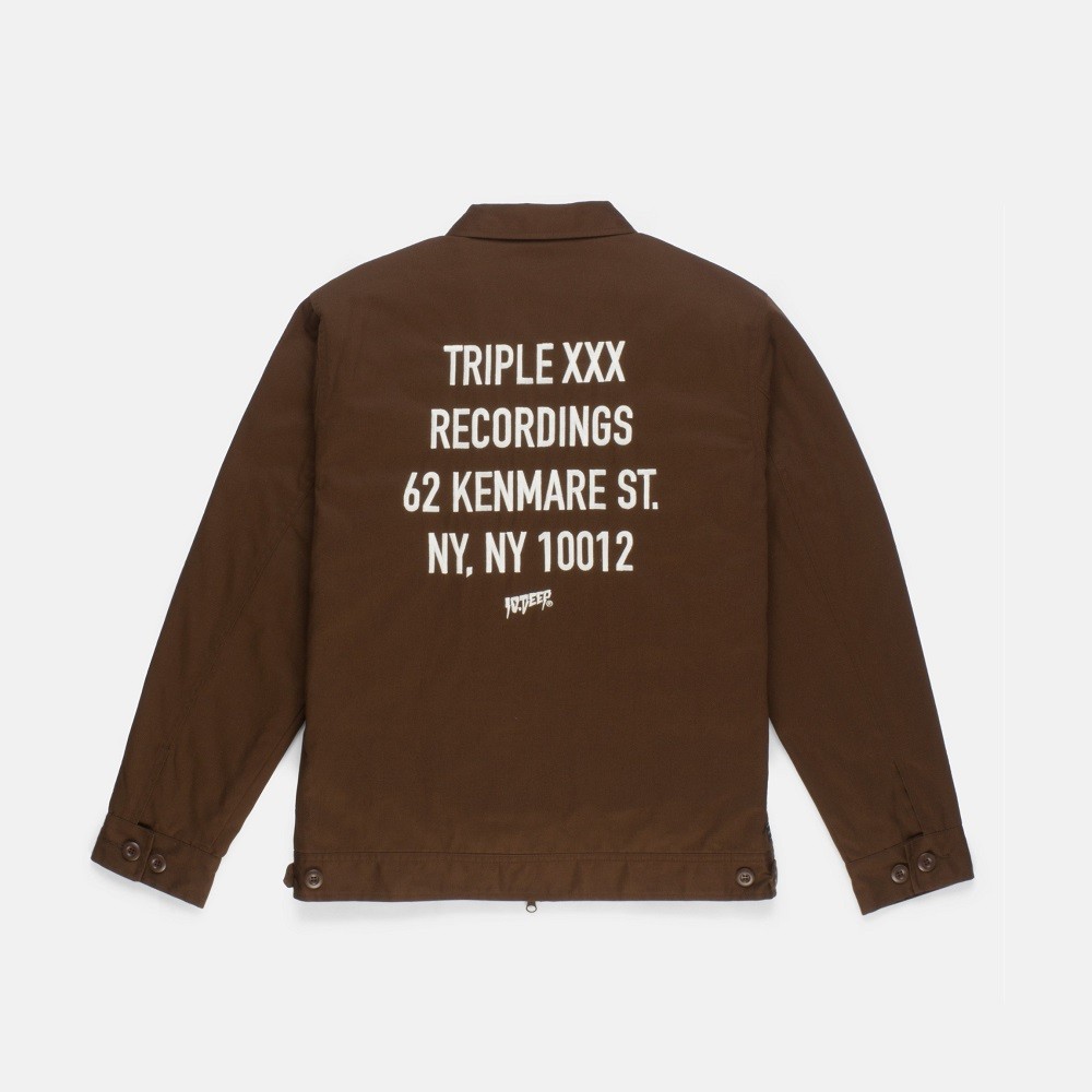 10 Deep Men Triple X Staff Recording Jacket (brown / chocolate)
