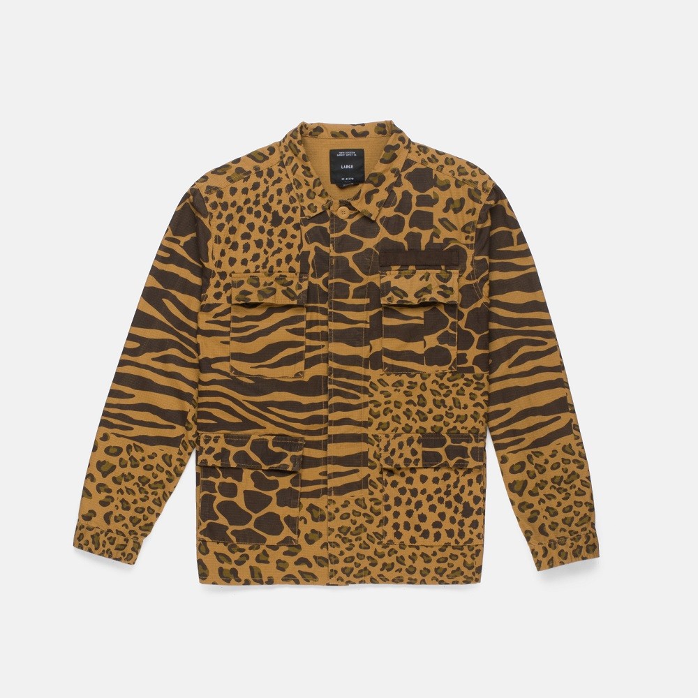 10 Deep Men Grassland Shirt (brown / savannah camo)