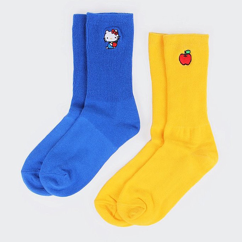 Lazy Oaf x Hello Kitty Women Sock Pack 2 (white / blue)