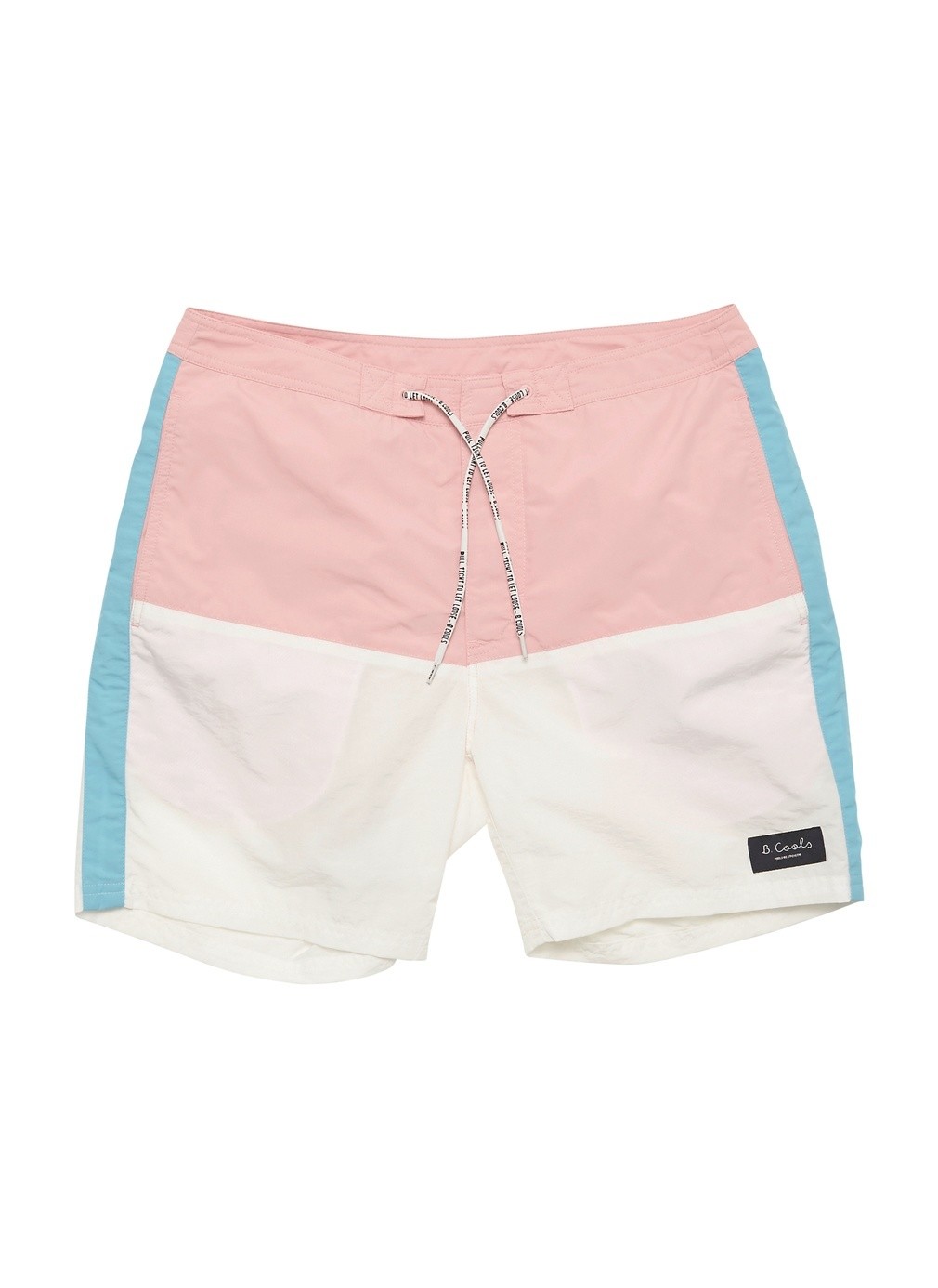 Barney Cools Men Classic 17 Shorts (pink / white / blue)