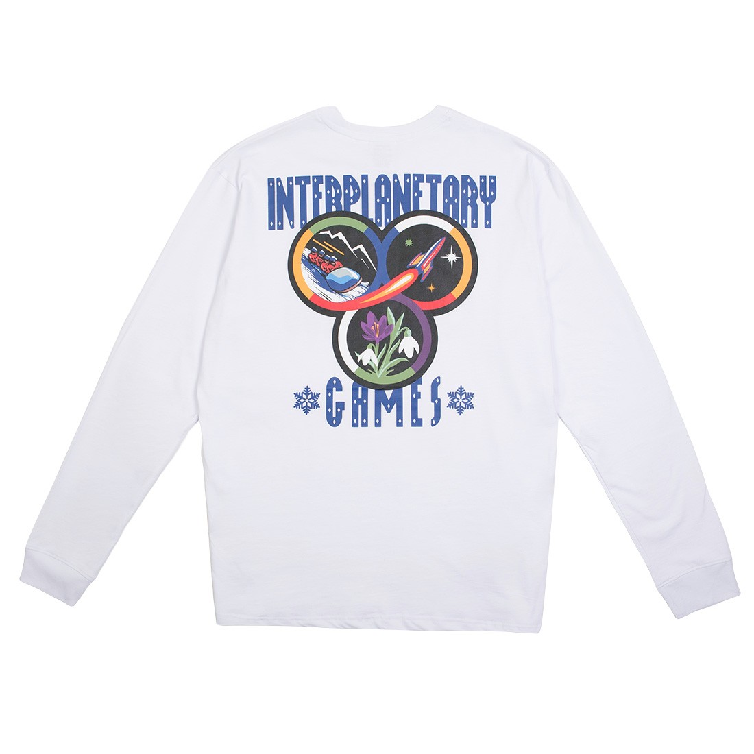Billionaire Boys Club Men Interplanetary Long Sleeve Tee (white)