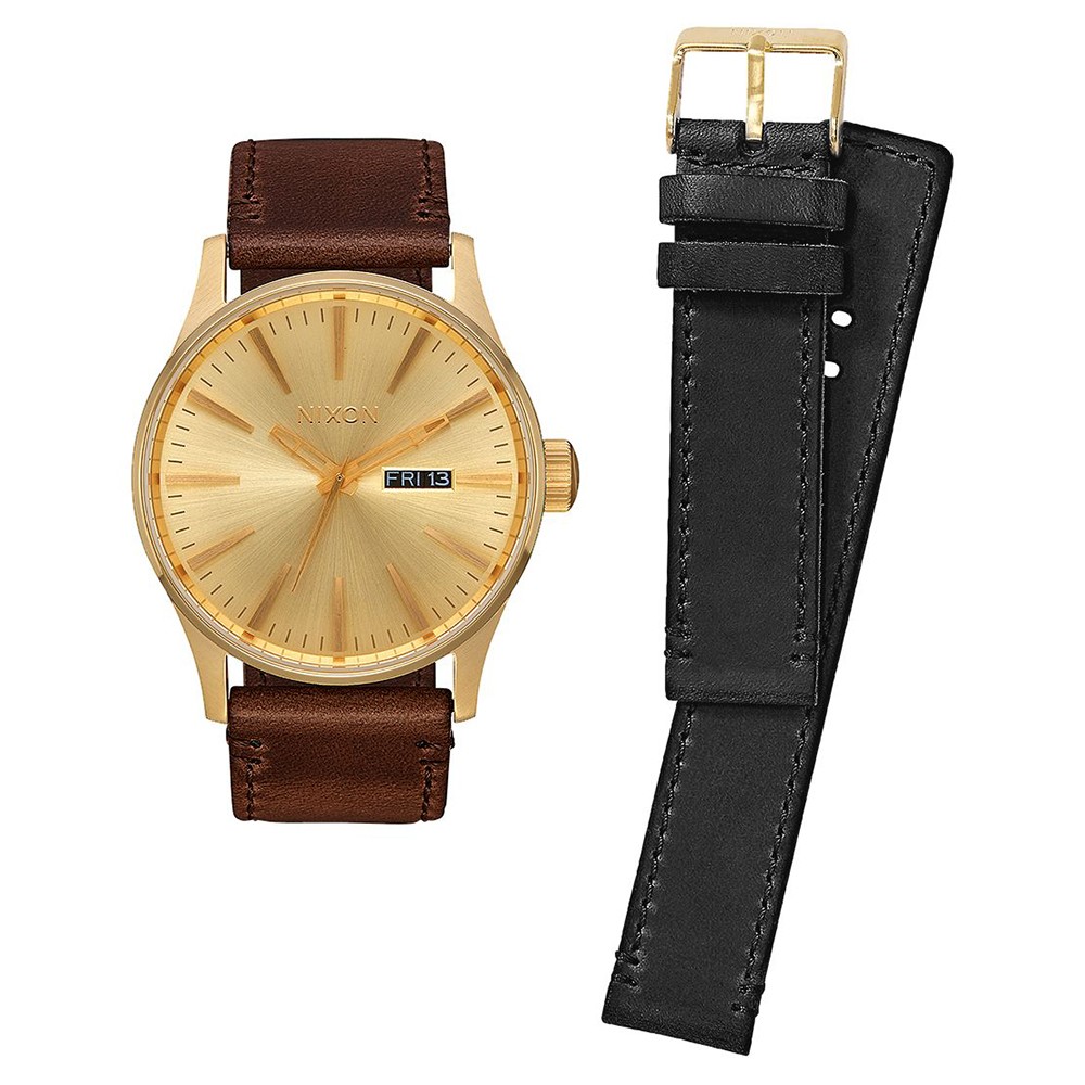 Nixon Sentry Pack Watch (gold / all gold / black / brown)