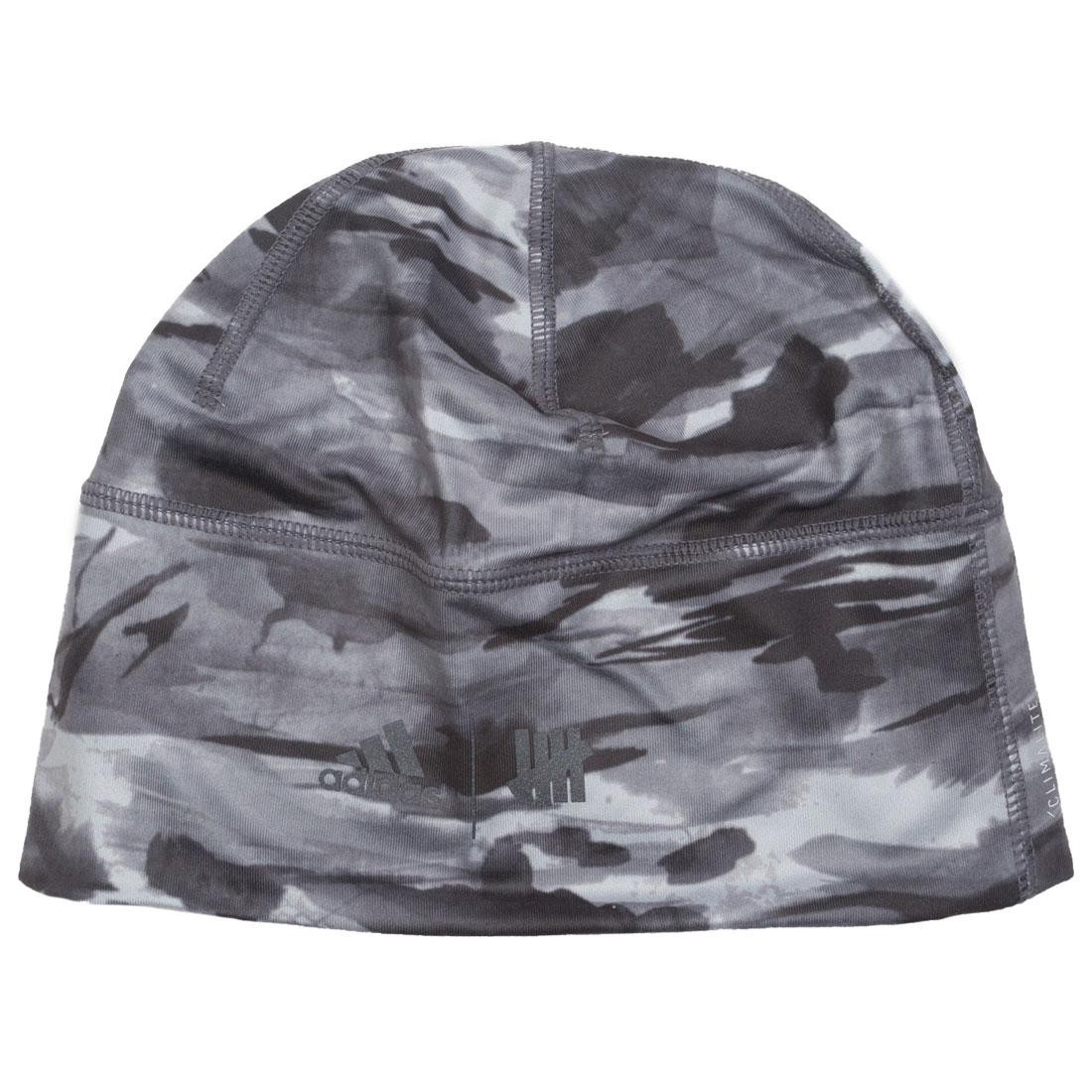 Adidas x Undefeated Running Beanie (black / reflective utility black / shift grey)