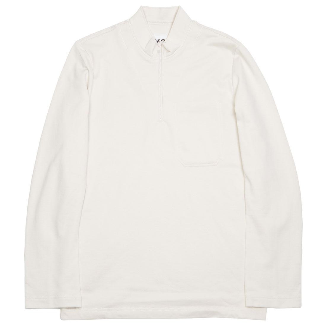 Adidas Y-3 Men Sashiko Half-Zip Sweater (beige / champagne / black)