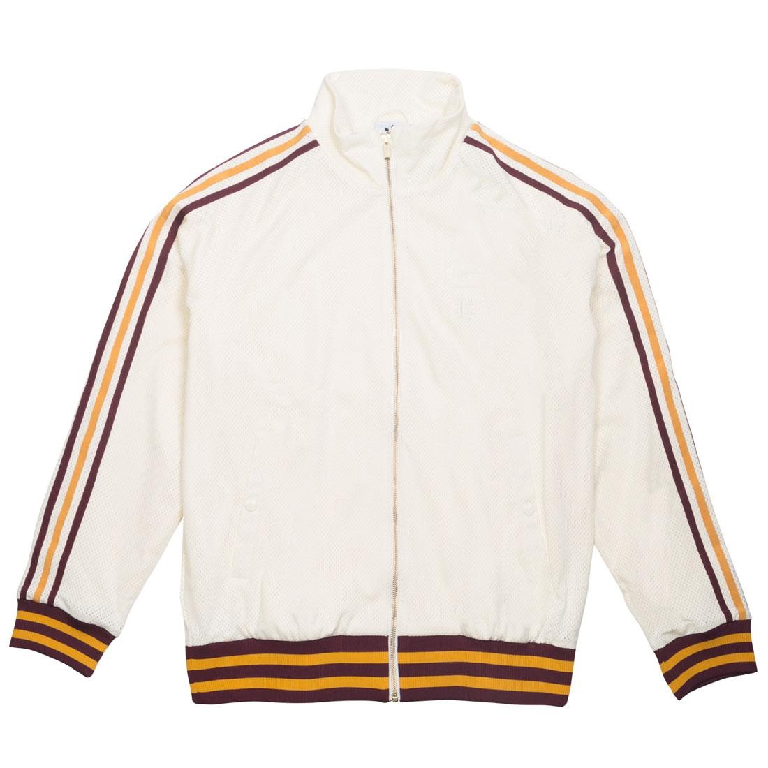 Adidas x Eric Emanuel Men Warm Up Track Top Jacket (beige / cream white / craft gold / maroon)