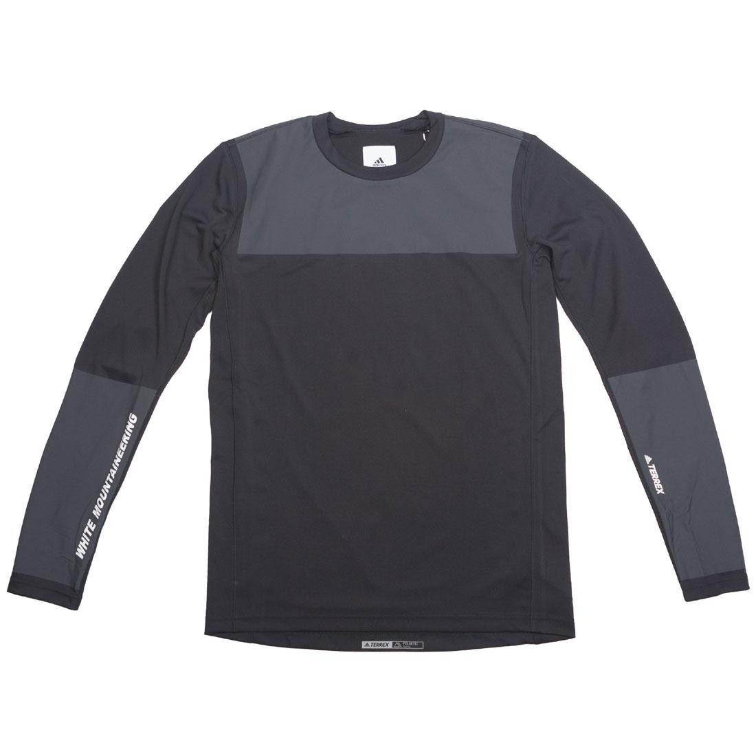 Adidas x White Mountaineering Men WM Agravic Bonded Long Sleeve Tee (black)