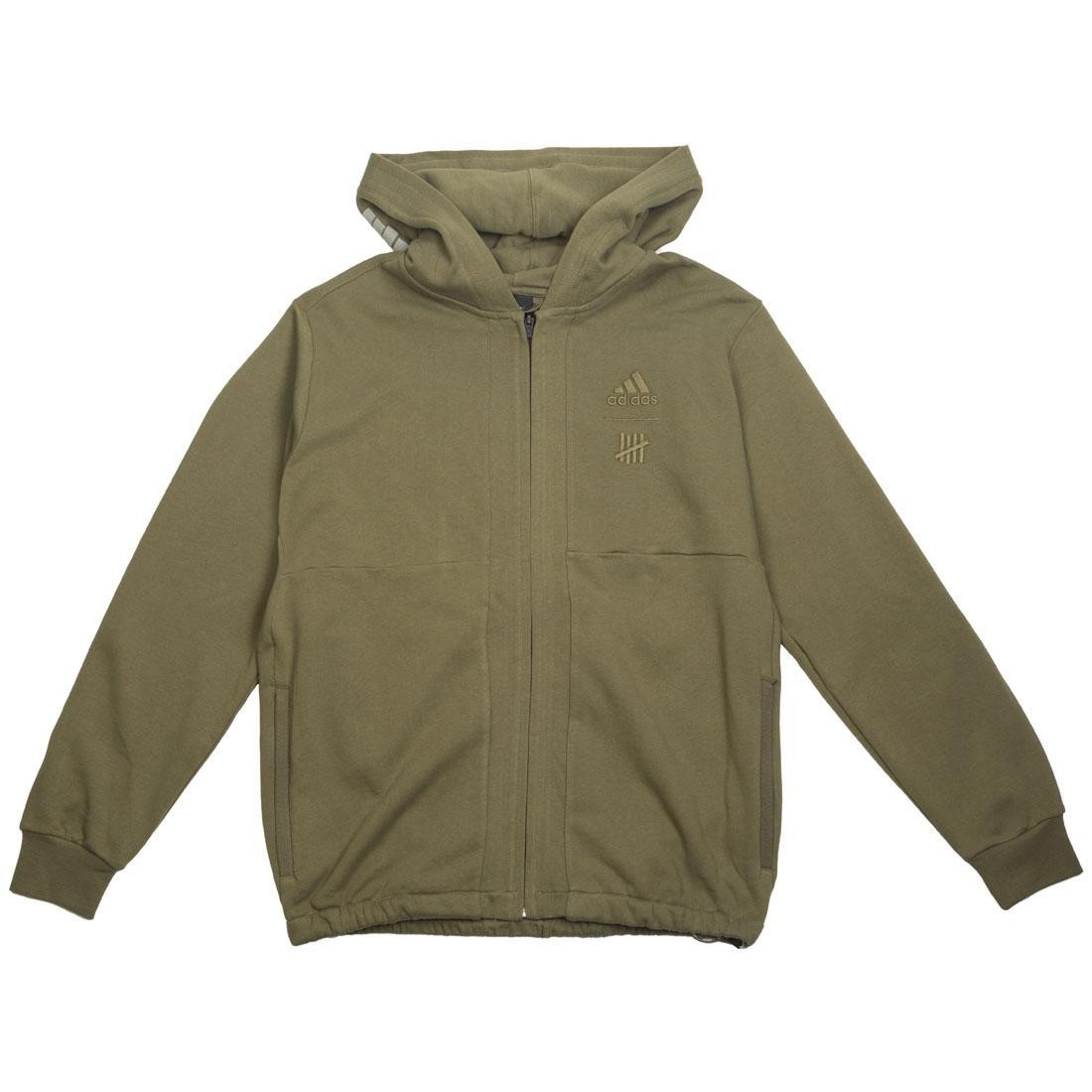Adidas x Undefeated Men FZ Hoodie (olive / olive cargo)