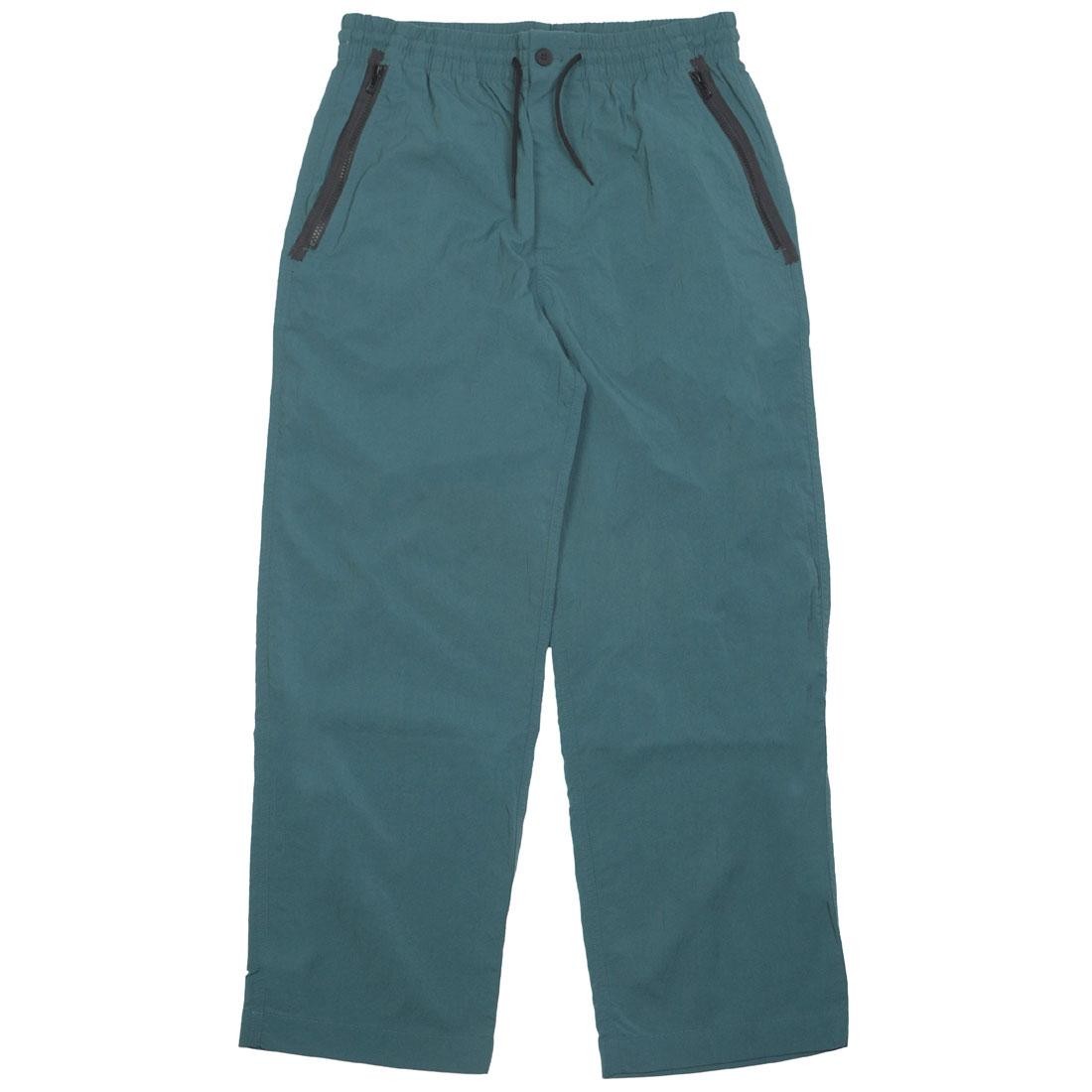 Adidas Y-3 Men Nylon Twill Slim Pants (green / petrol green)
