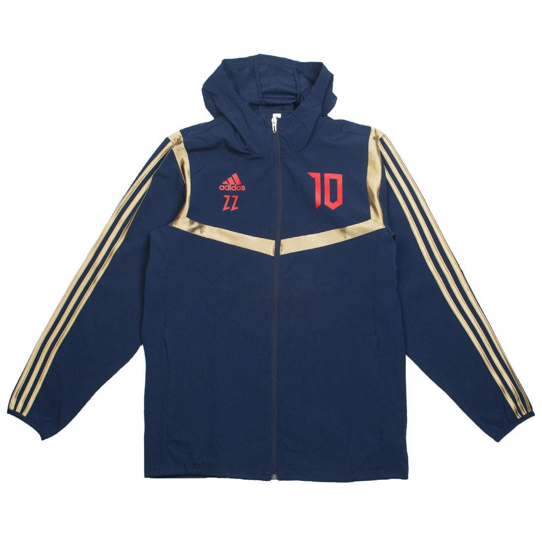 Adidas Men Predator Zinedine Zidane Hooded Jacket (navy / collegiate navy / red)