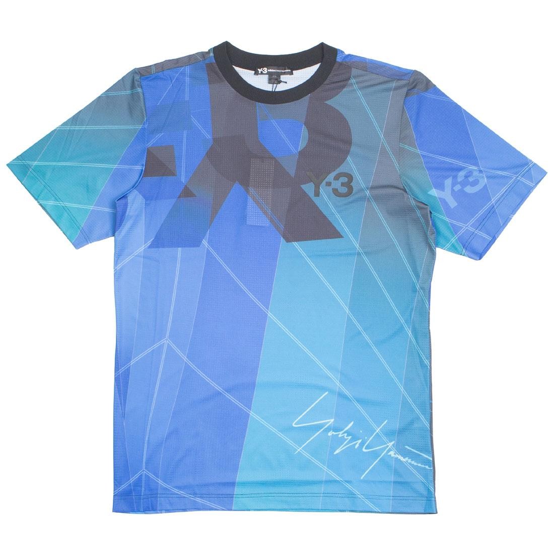 Adidas Y-3 Men AOP Football Shirt (green / sail petrol green aop)