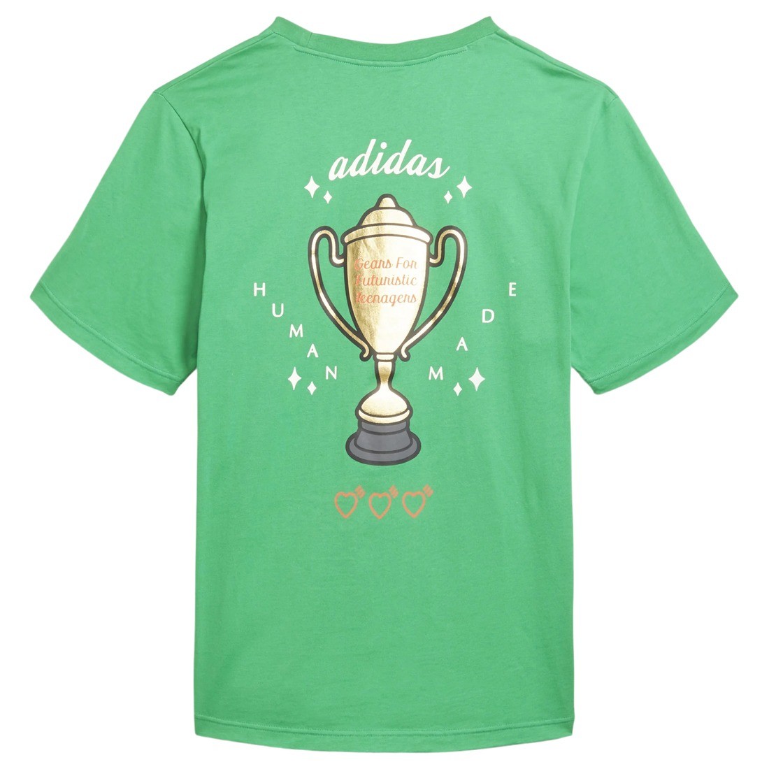 Adidas x Human Made Men Graphic Tee (green)