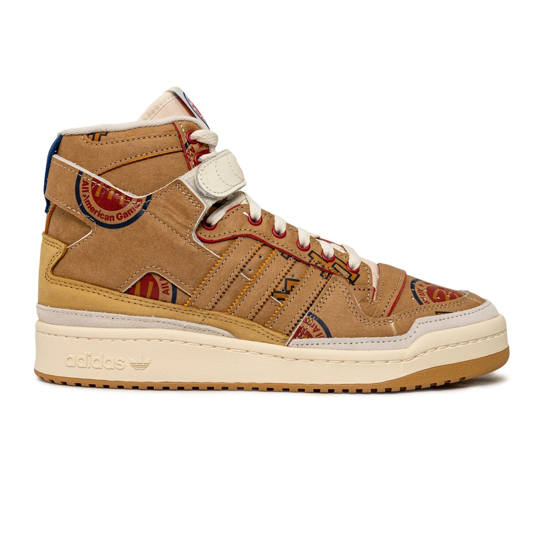 Adidas x Eric Emanuel Men Forum 84 Hi McDonald's All American Game (white / off white / supplier colour / team royal blue)
