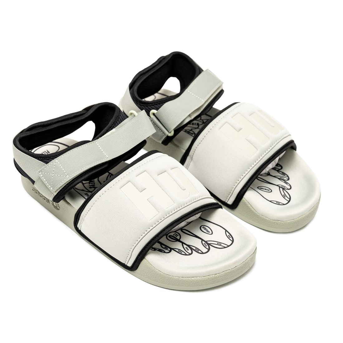 Adidas x Pharrell Williams Men Adilette 2.0 (green / halo green / core black)