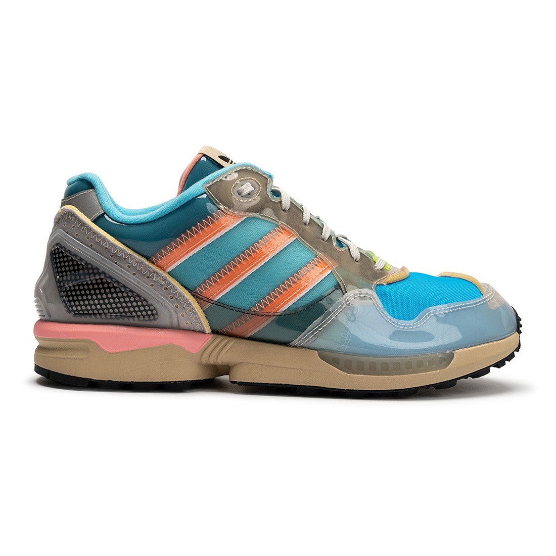Adidas Men XZ 0006 Inside Out (blue / bright cyan / chalk coral / stone khaki)