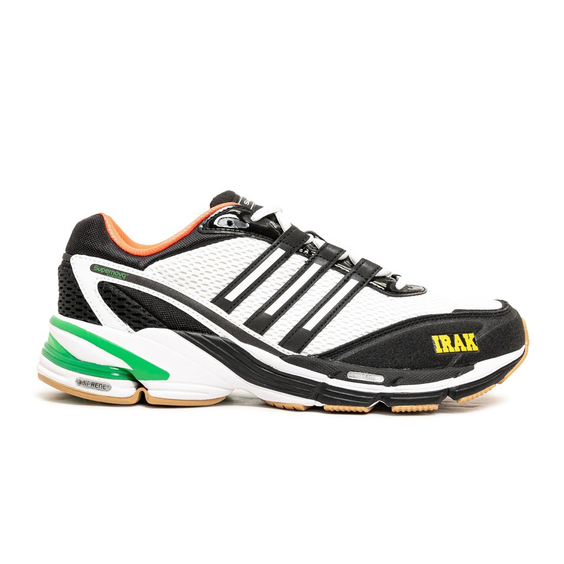 Adidas Men Supernova Cushion 7 Irak (black / core black / footwear white / vivid green)