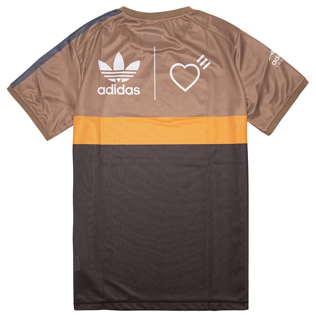 Adidas x Human Made Men Graphic Tee (brown / cardboard / tangerine)