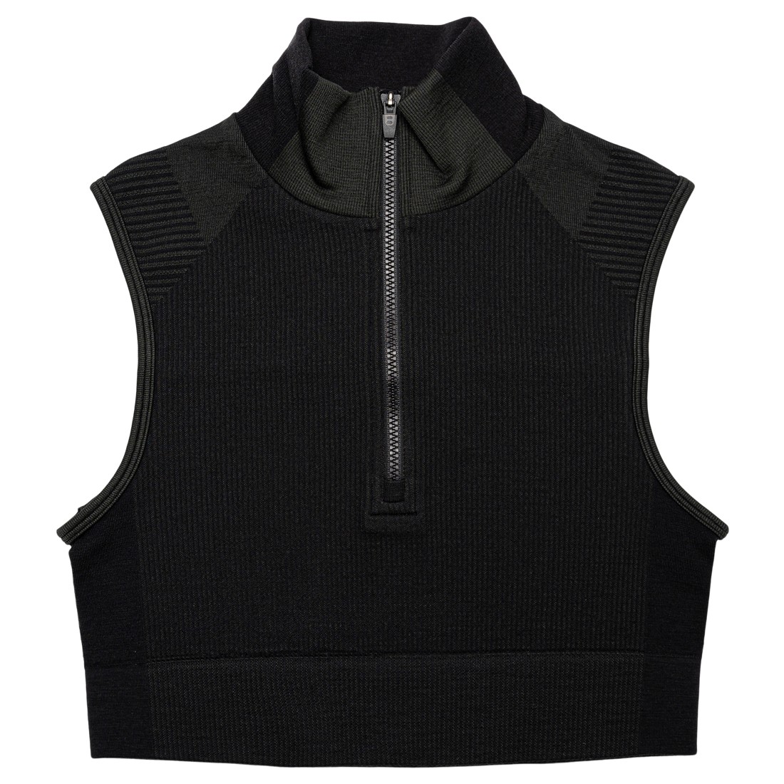 Adidas Y-3 Women Classic Seamless Knit Cropped Top (black / carbon)