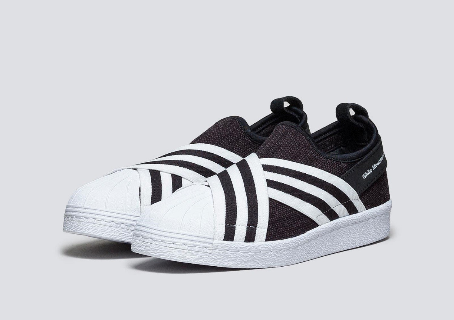 Adidas Men White Mountaineering Superstar Slip-On Primeknit (black / core black / footwear white)