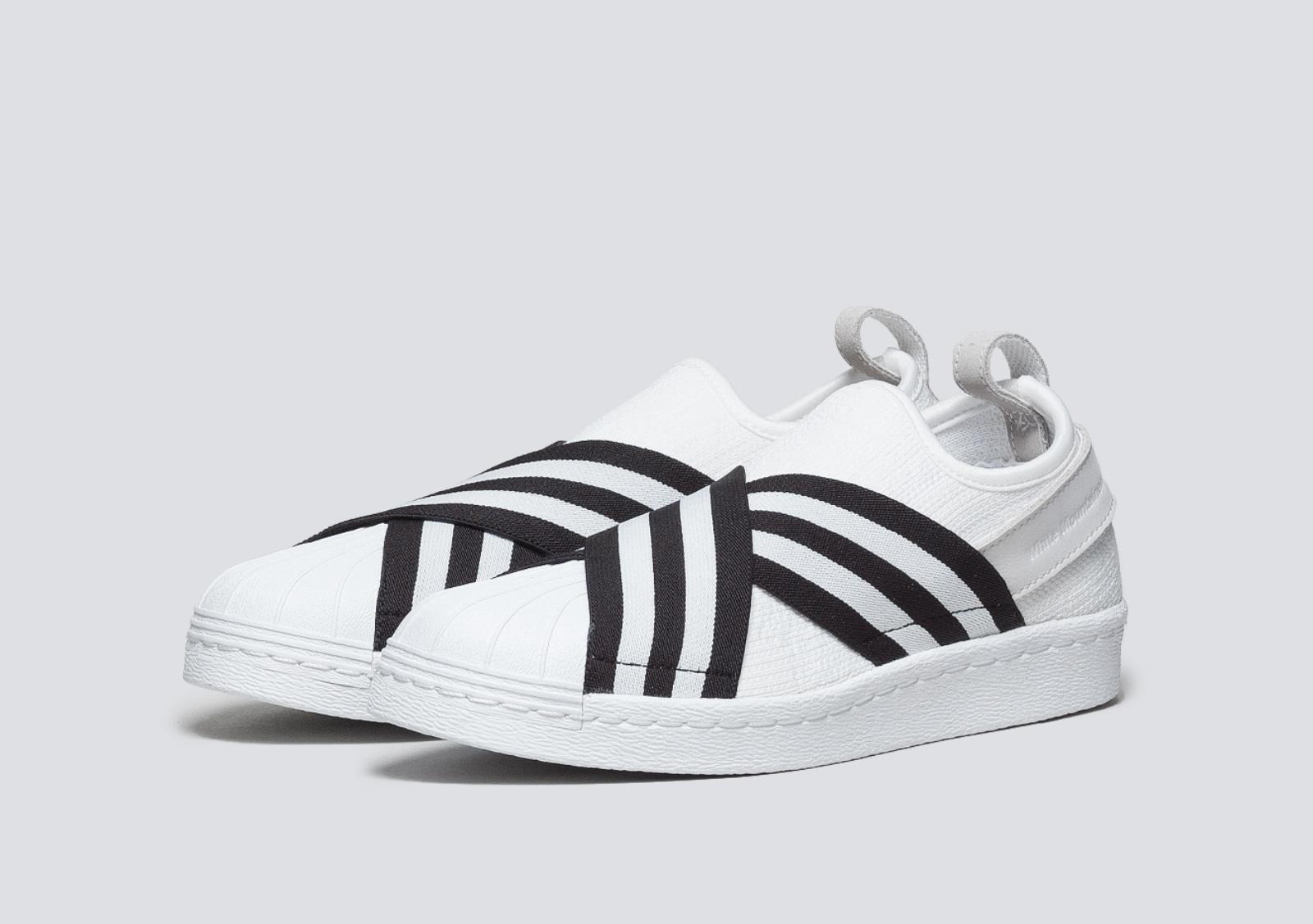 Adidas Men White Mountaineering Superstar Slip-On Primeknit (white / core black / footwear white)
