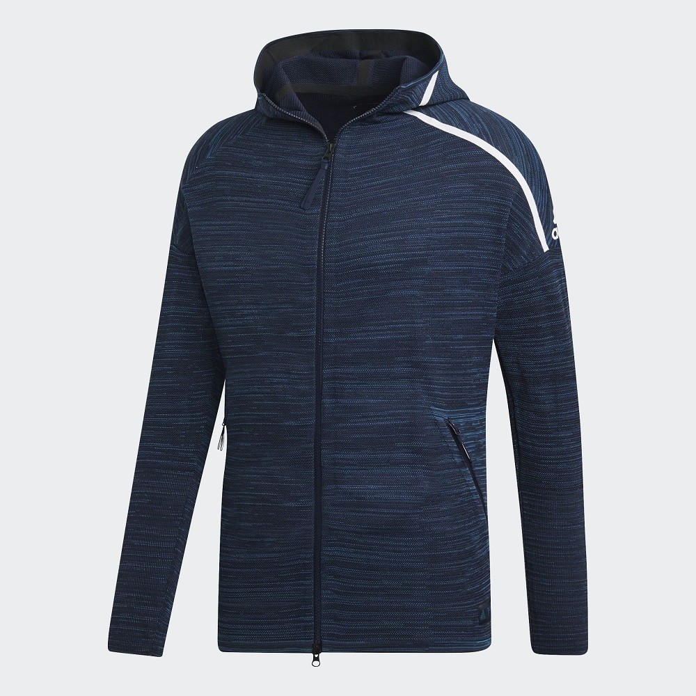 Adidas Men Z.N.E. Parley Hoodie (navy / legend ink)