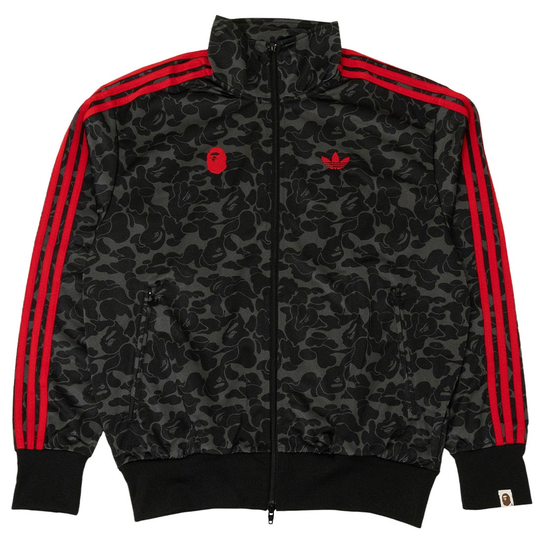Adidas x Bape Men Football All Over Print Track Top (black)